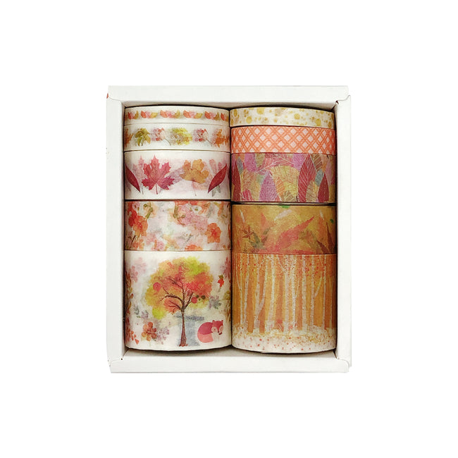 Wrapables Decorative Washi Tape Box Set (10 Rolls)