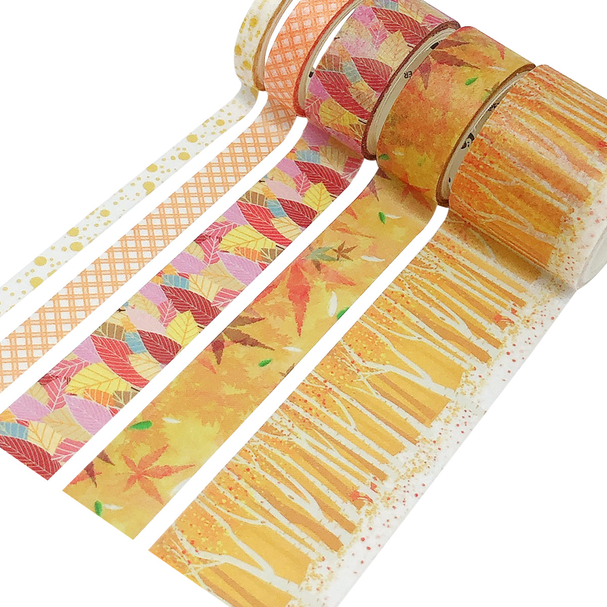 Wrapables Decorative Washi Tape Box Set (10 Rolls)
