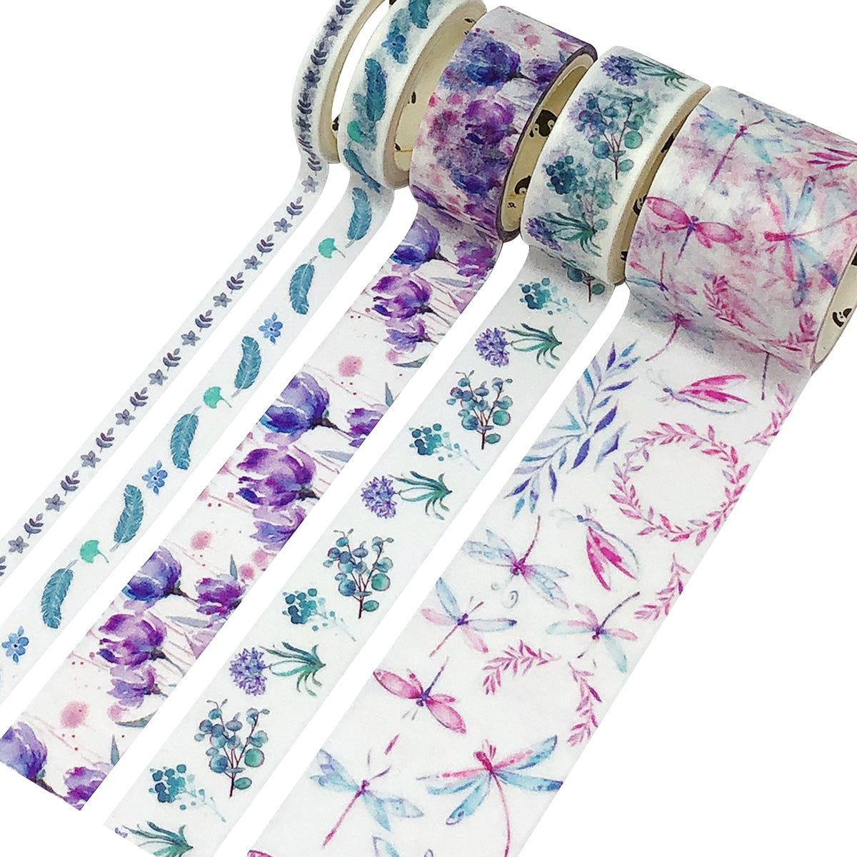 Wrapables Decorative Washi Tape Box Set (10 Rolls)