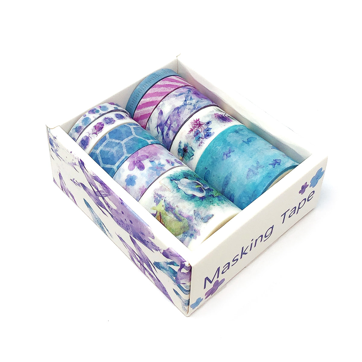 Wrapables Decorative Washi Tape Box Set (10 Rolls)