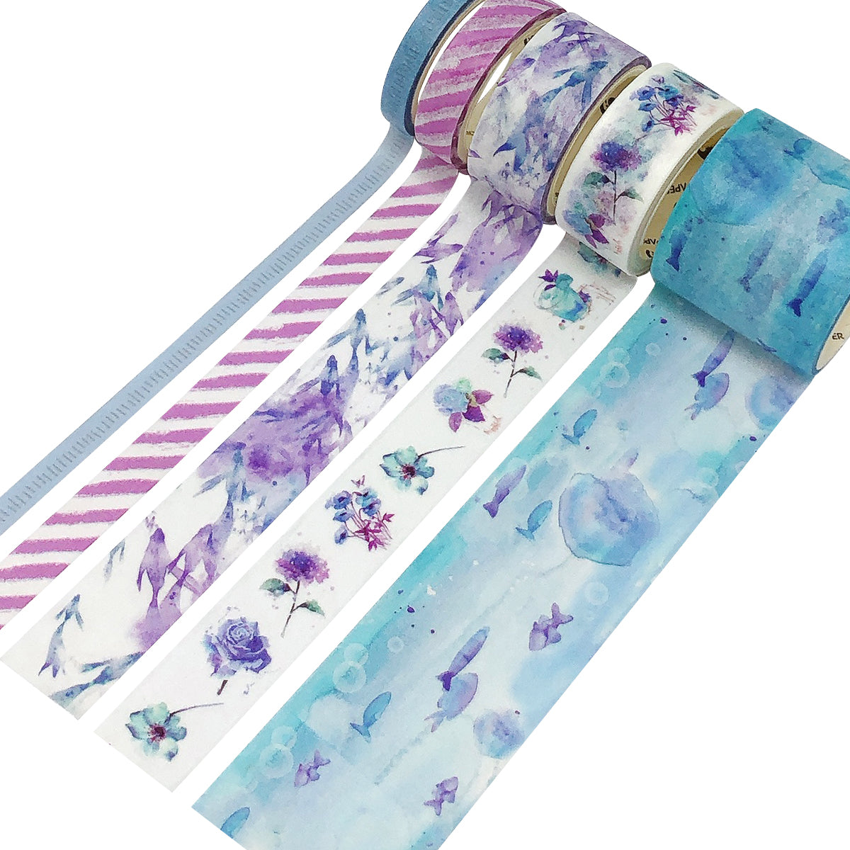 Wrapables Decorative Washi Tape Box Set (10 Rolls)