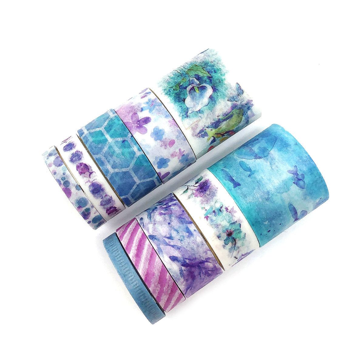 Wrapables Decorative Washi Tape Box Set (10 Rolls)
