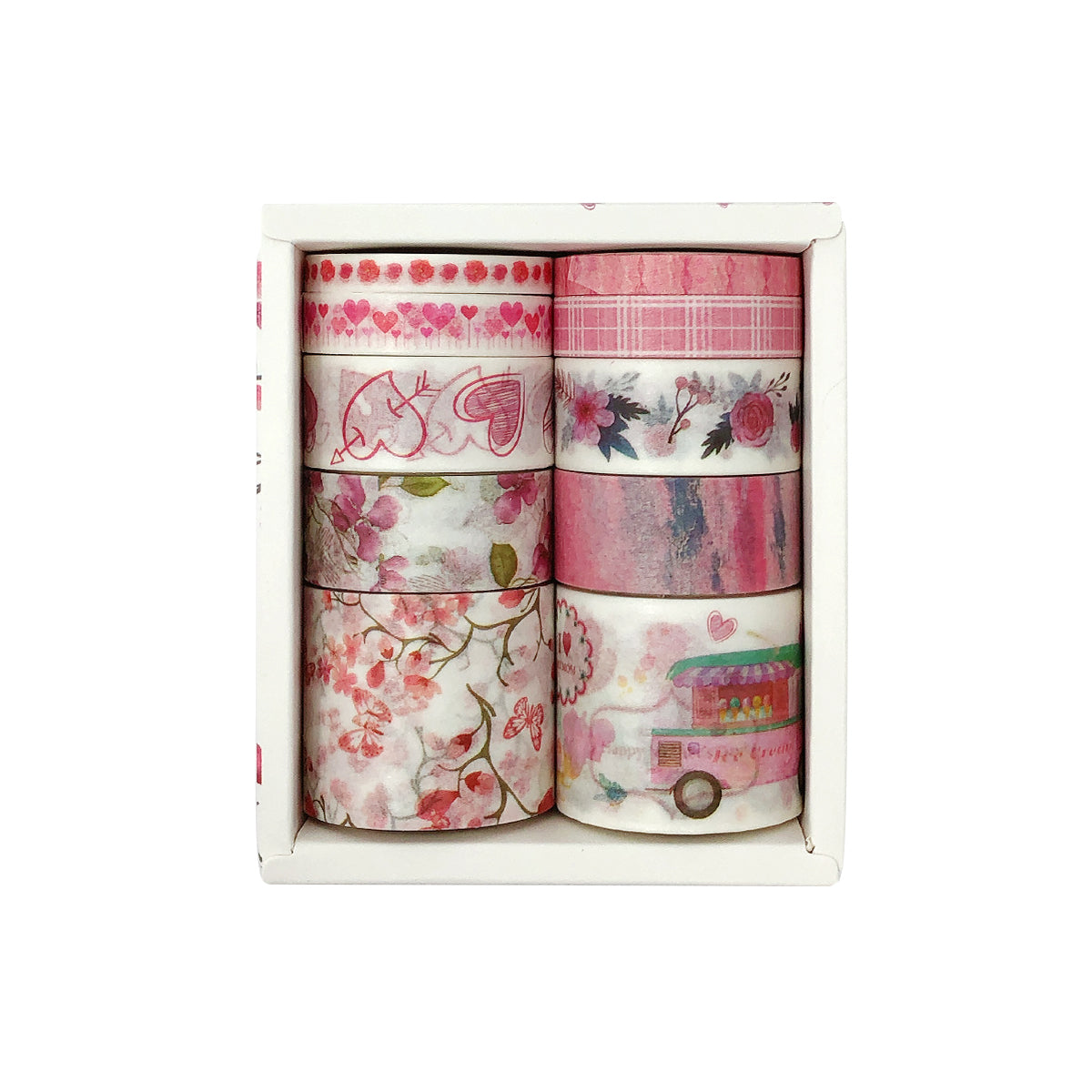 Wrapables Decorative Washi Tape Box Set (10 Rolls)