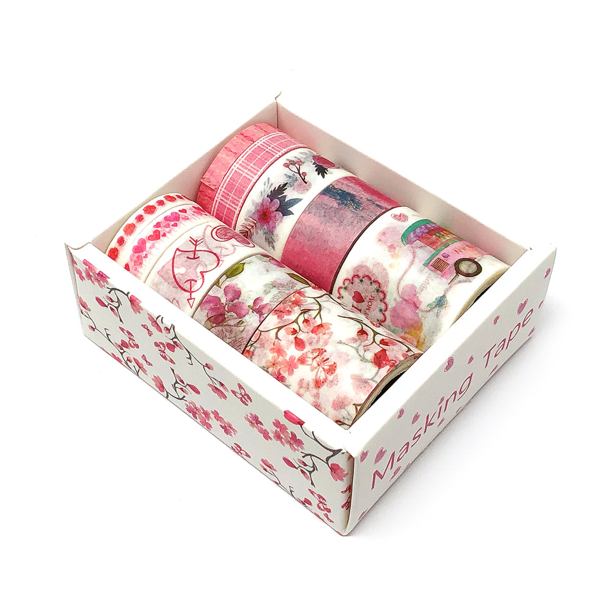 Wrapables Decorative Washi Tape Box Set (10 Rolls)