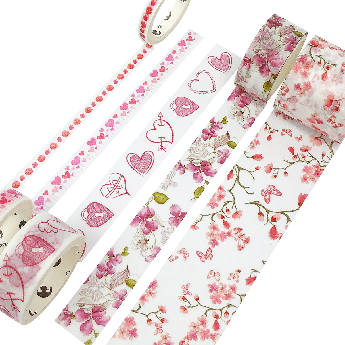 Wrapables Decorative Washi Tape Box Set (10 Rolls)