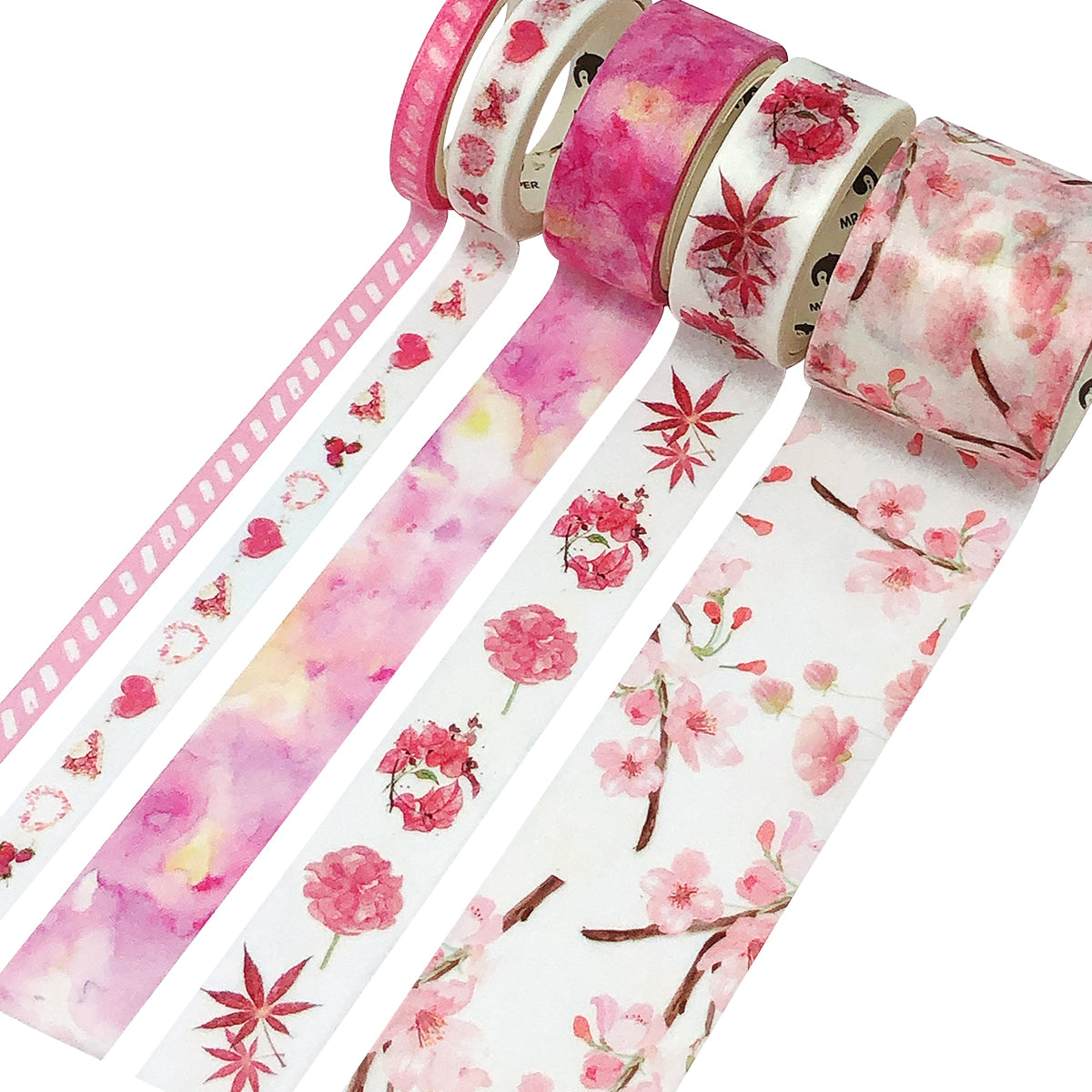 Wrapables Decorative Washi Tape Box Set (10 Rolls)