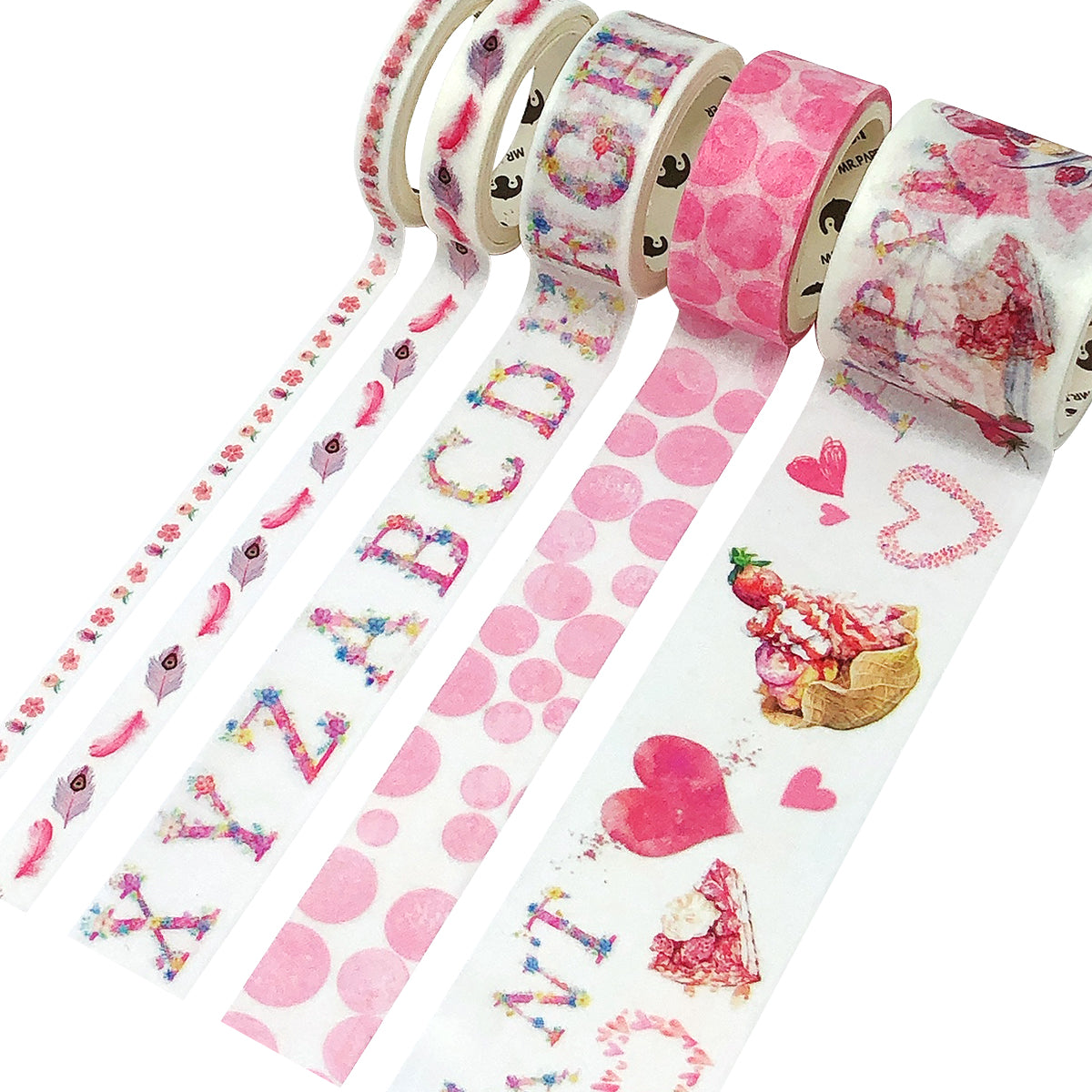 Wrapables Decorative Washi Tape Box Set (10 Rolls)