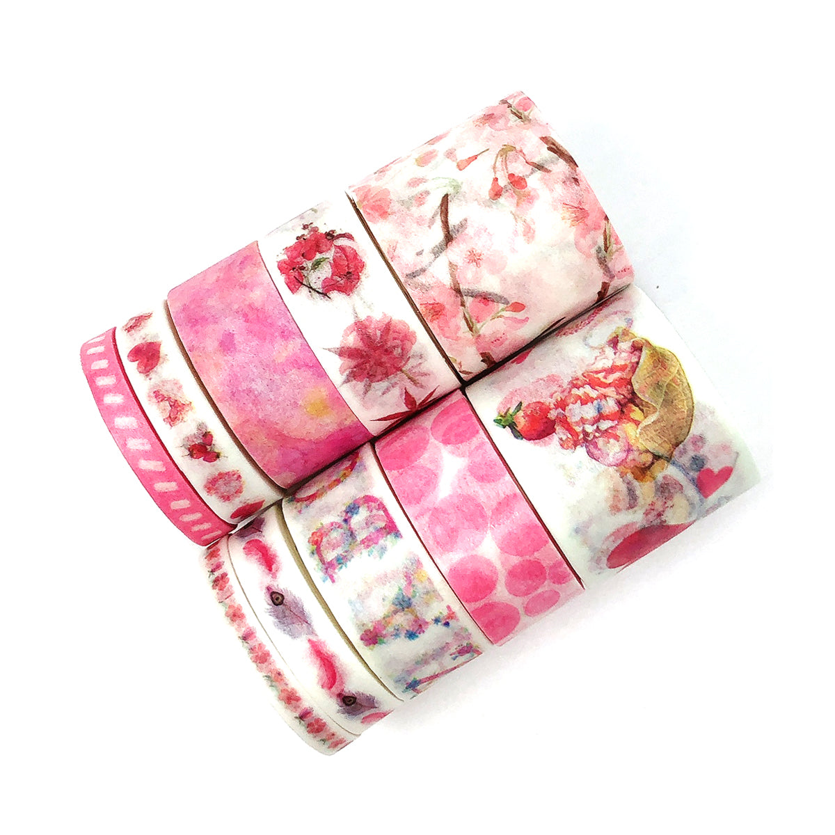 Wrapables Decorative Washi Tape Box Set (10 Rolls)