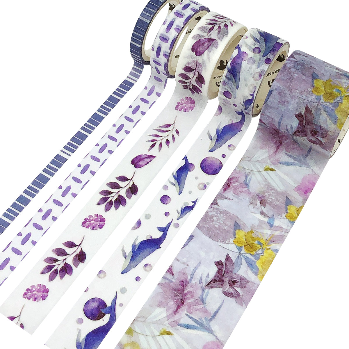 Wrapables Decorative Washi Tape Box Set (10 Rolls)