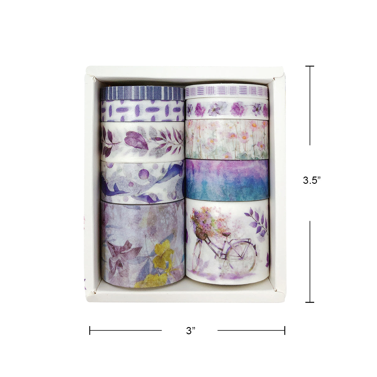 Wrapables Decorative Washi Tape Box Set (10 Rolls)