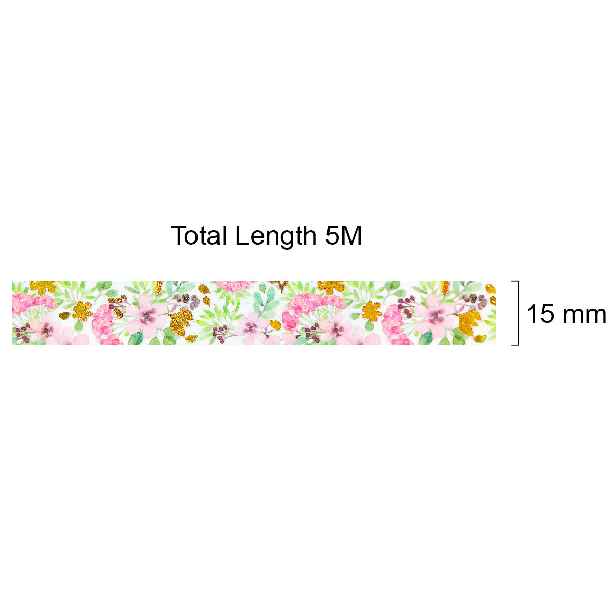 Wrapables Gold and Silver Foil Washi Masking Tape