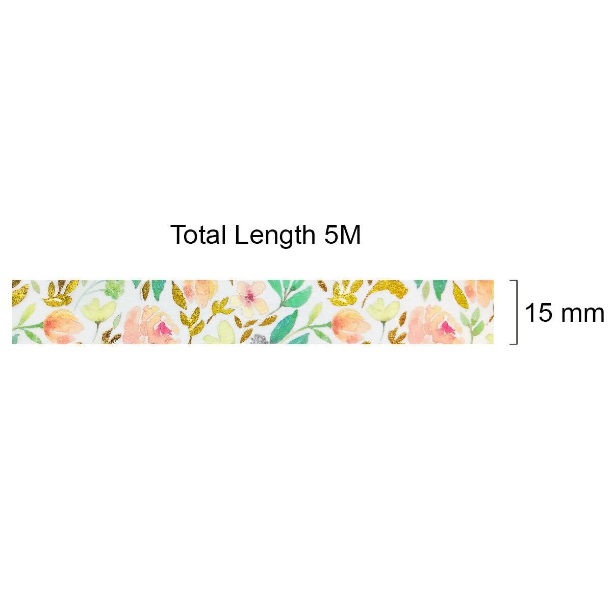 Wrapables Gold and Silver Foil Washi Masking Tape
