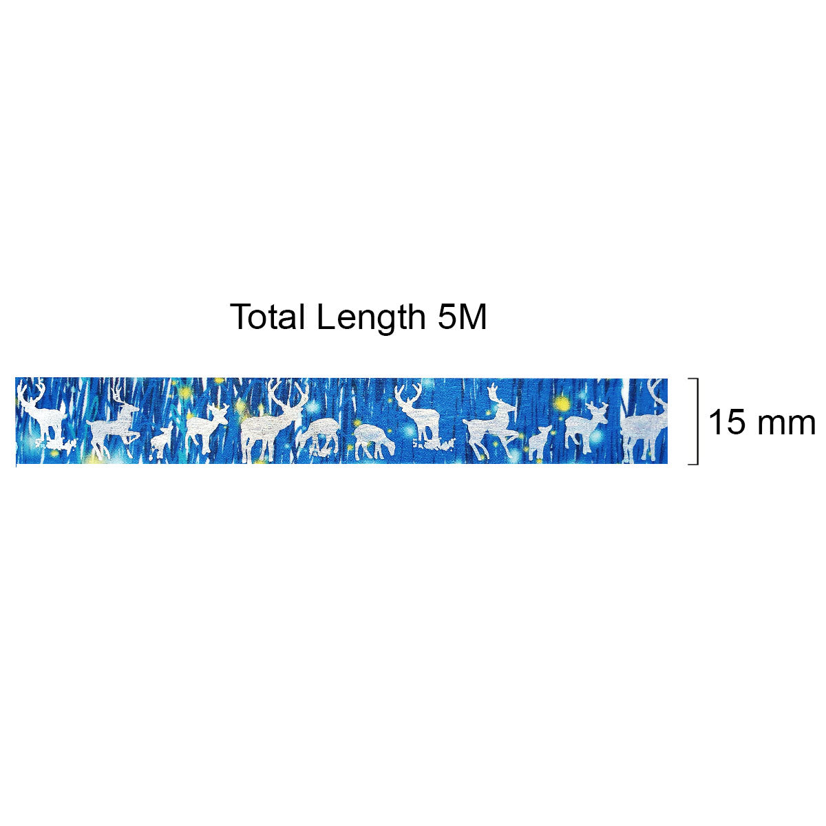 Wrapables Gold and Silver Foil Washi Masking Tape