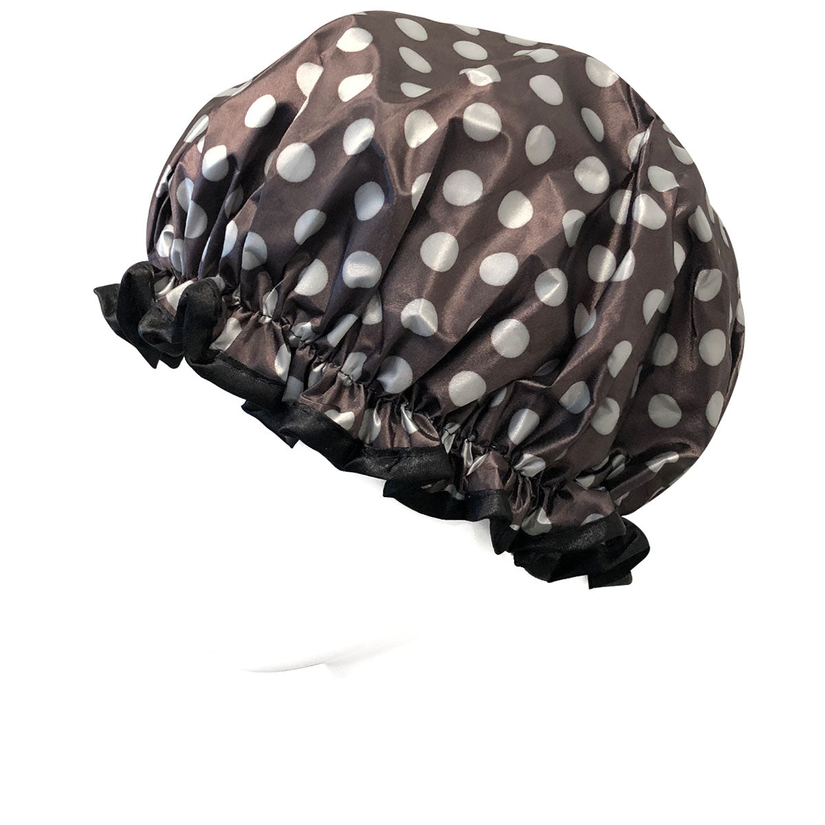 Wrapables Reusable Women's Waterproof Shower Caps for Long Hair