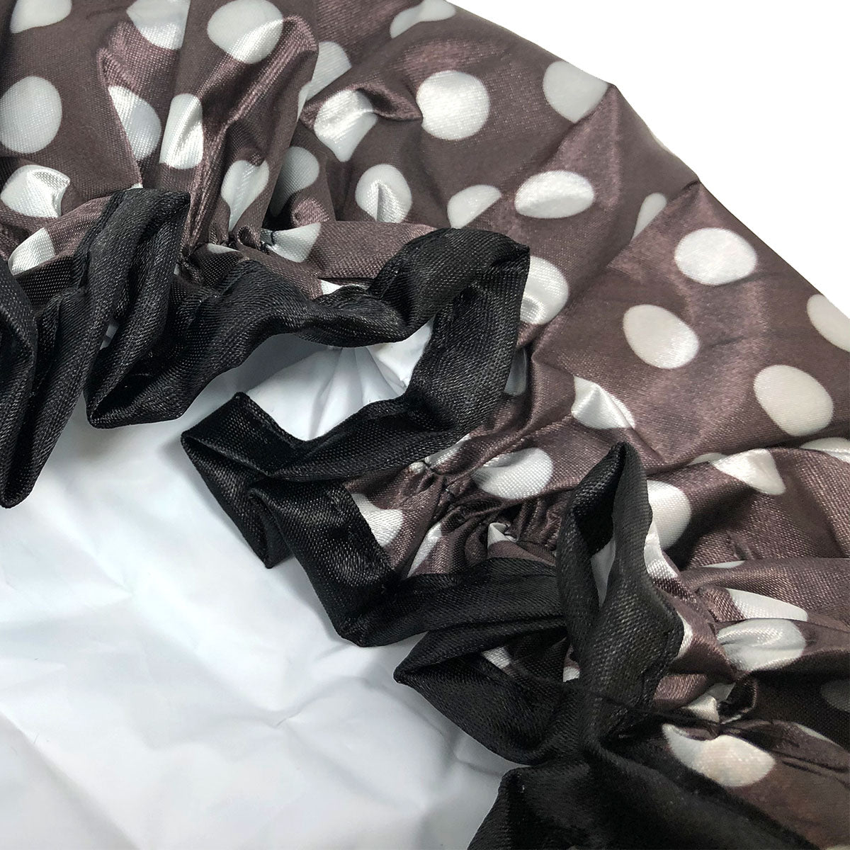 Wrapables Reusable Women's Waterproof Shower Caps for Long Hair