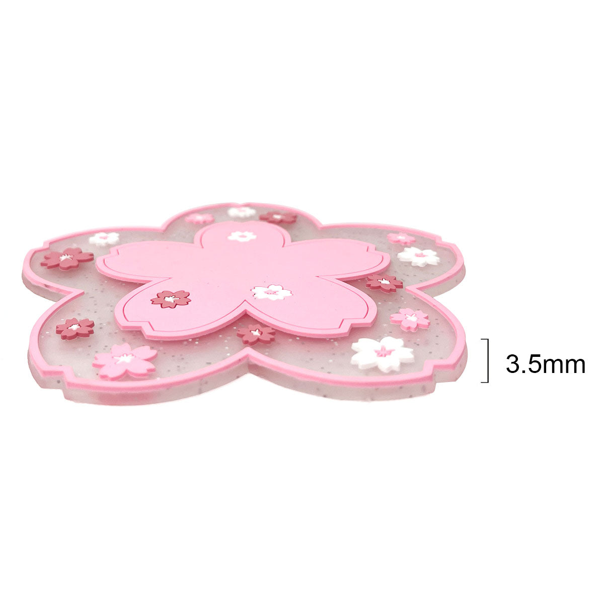Wrapables Cherry Blossom Coasters for Cups and Drinks (Set of 2)