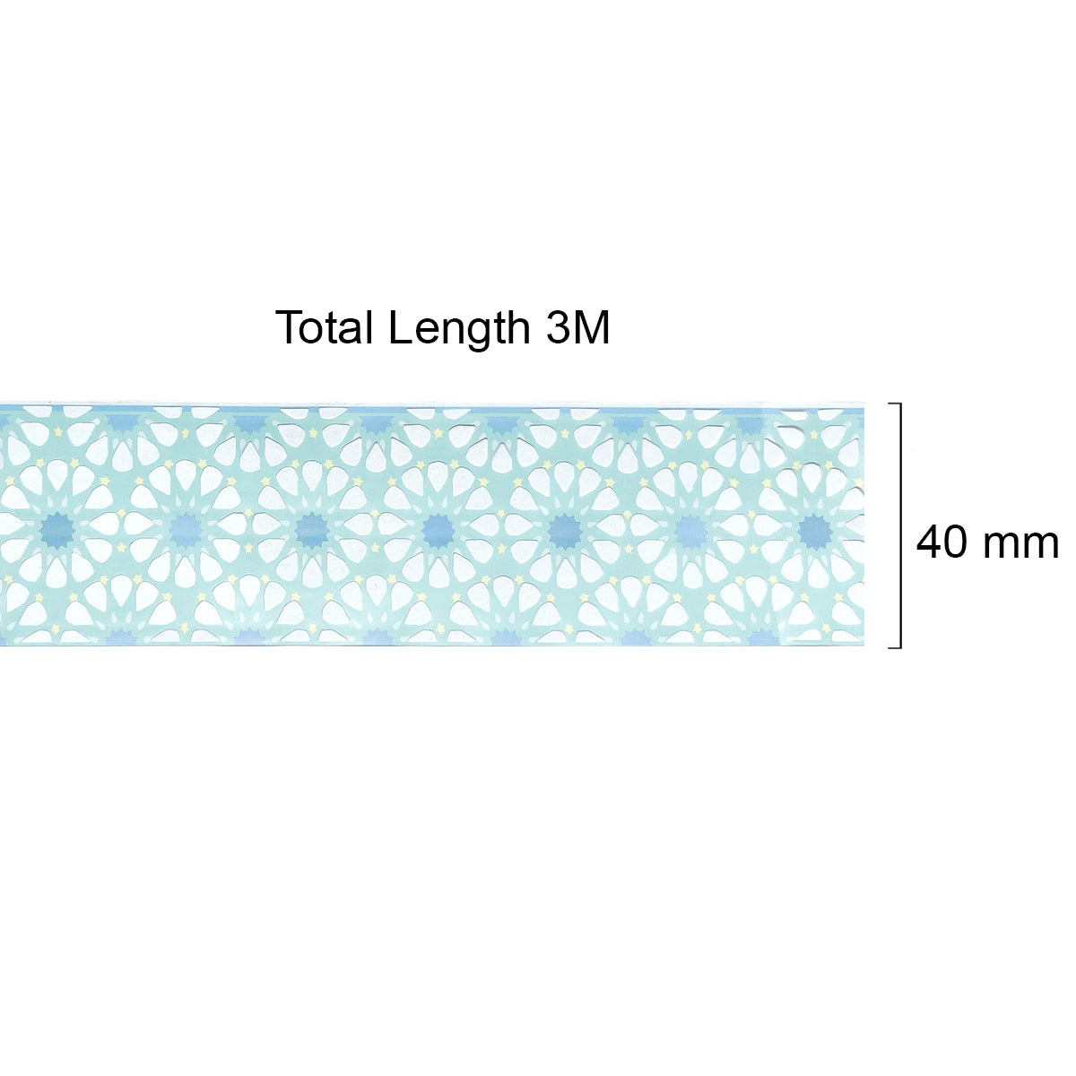 Wrapables Decorative Adhesive Scenic Pattern Hollow Sticker Tape