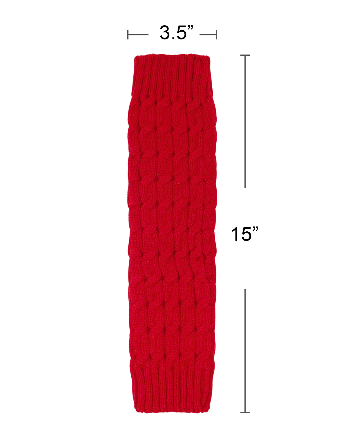 Wrapables Women's Cable Knit Leg Warmers