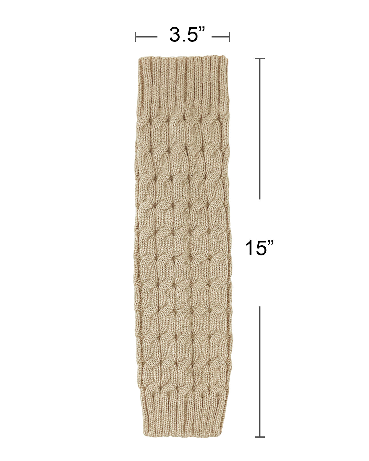 Wrapables Women's Cable Knit Leg Warmers