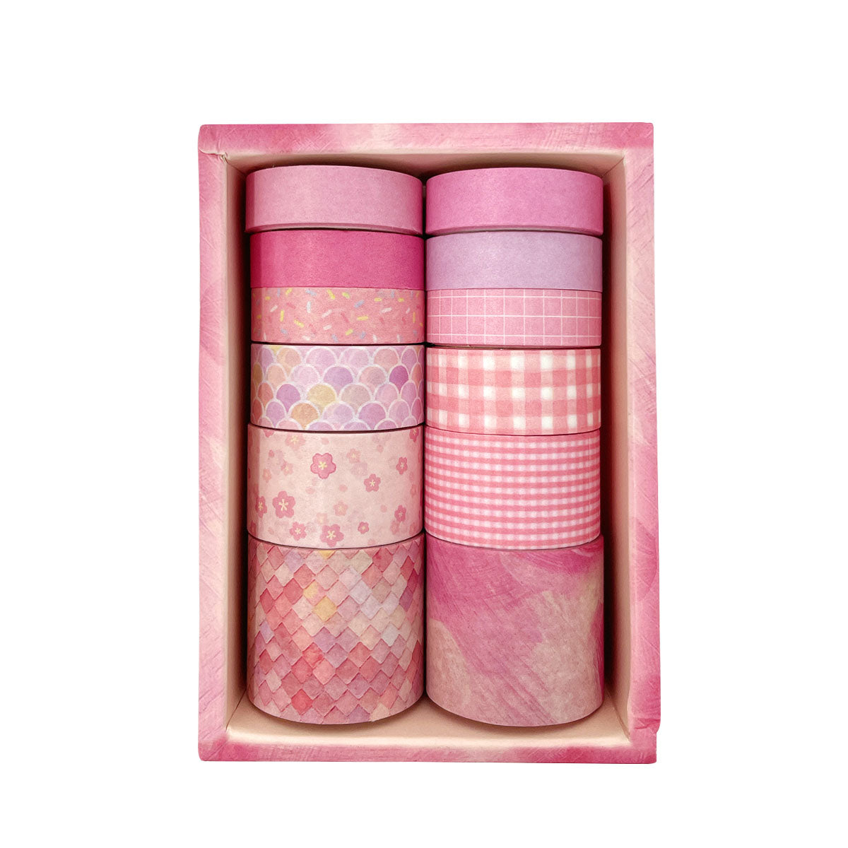 Wrapables Decorative Washi Tape Box Set for DIY Arts & Crafts, Scrapbooking, Diary, Stationery, Card-Making, Gift Wrapping (12 Rolls)