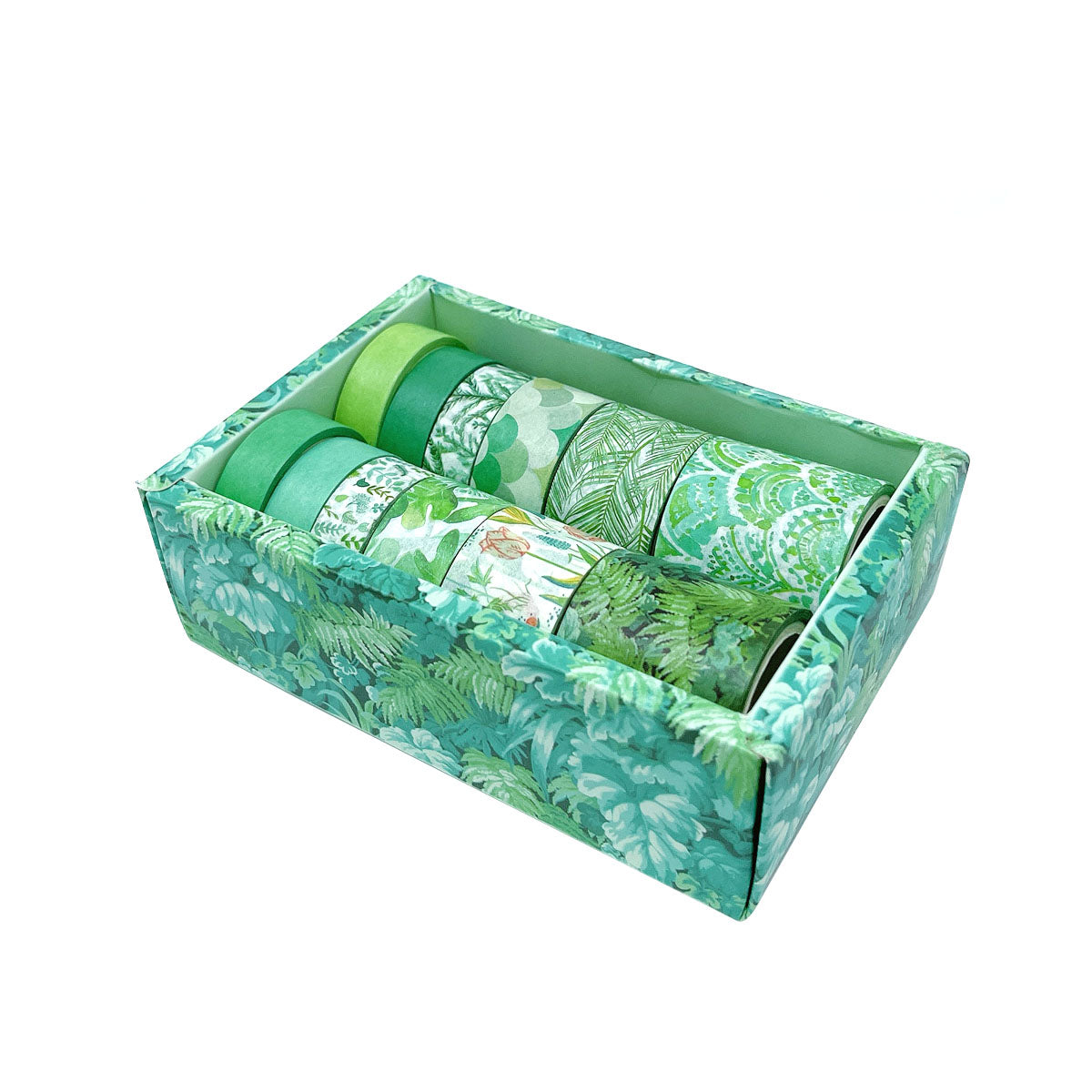 Wrapables Decorative Washi Tape Box Set for DIY Arts & Crafts, Scrapbooking, Diary, Stationery, Card-Making, Gift Wrapping (12 Rolls)