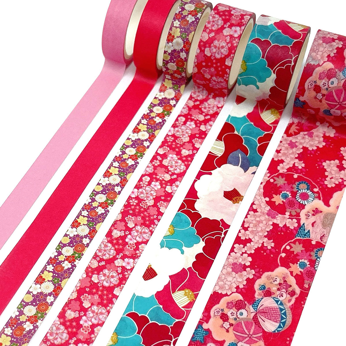 Wrapables Decorative Washi Tape Box Set for DIY Arts & Crafts, Scrapbooking, Diary, Stationery, Card-Making, Gift Wrapping (12 Rolls)