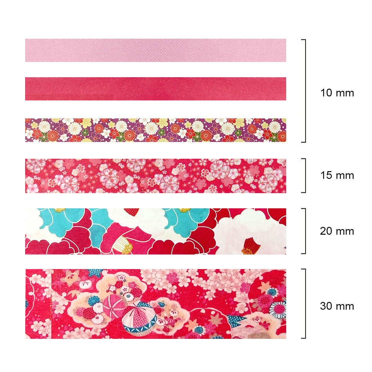 Wrapables Decorative Washi Tape Box Set for DIY Arts & Crafts, Scrapbooking, Diary, Stationery, Card-Making, Gift Wrapping (12 Rolls)