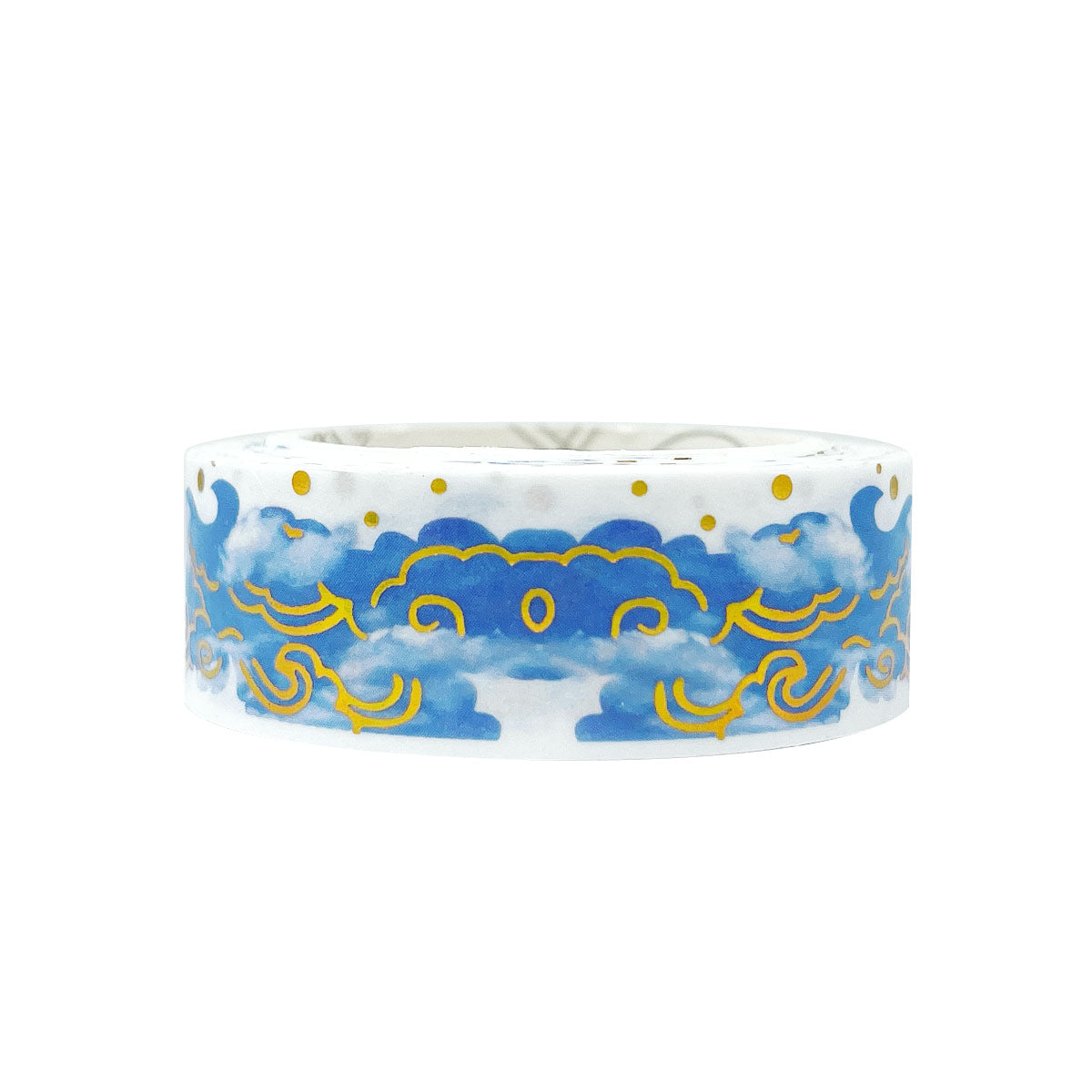 Wrapables Poetic Picturesque Gold Foil Washi Masking Tape, 15mm x 5M