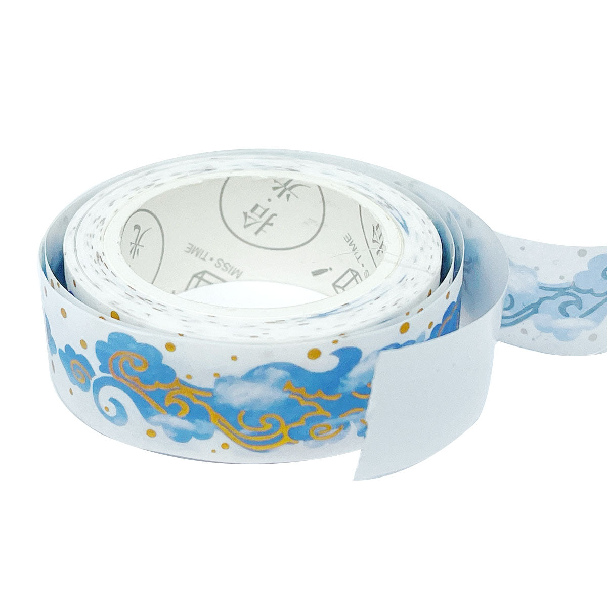 Wrapables Poetic Picturesque Gold Foil Washi Masking Tape, 15mm x 5M