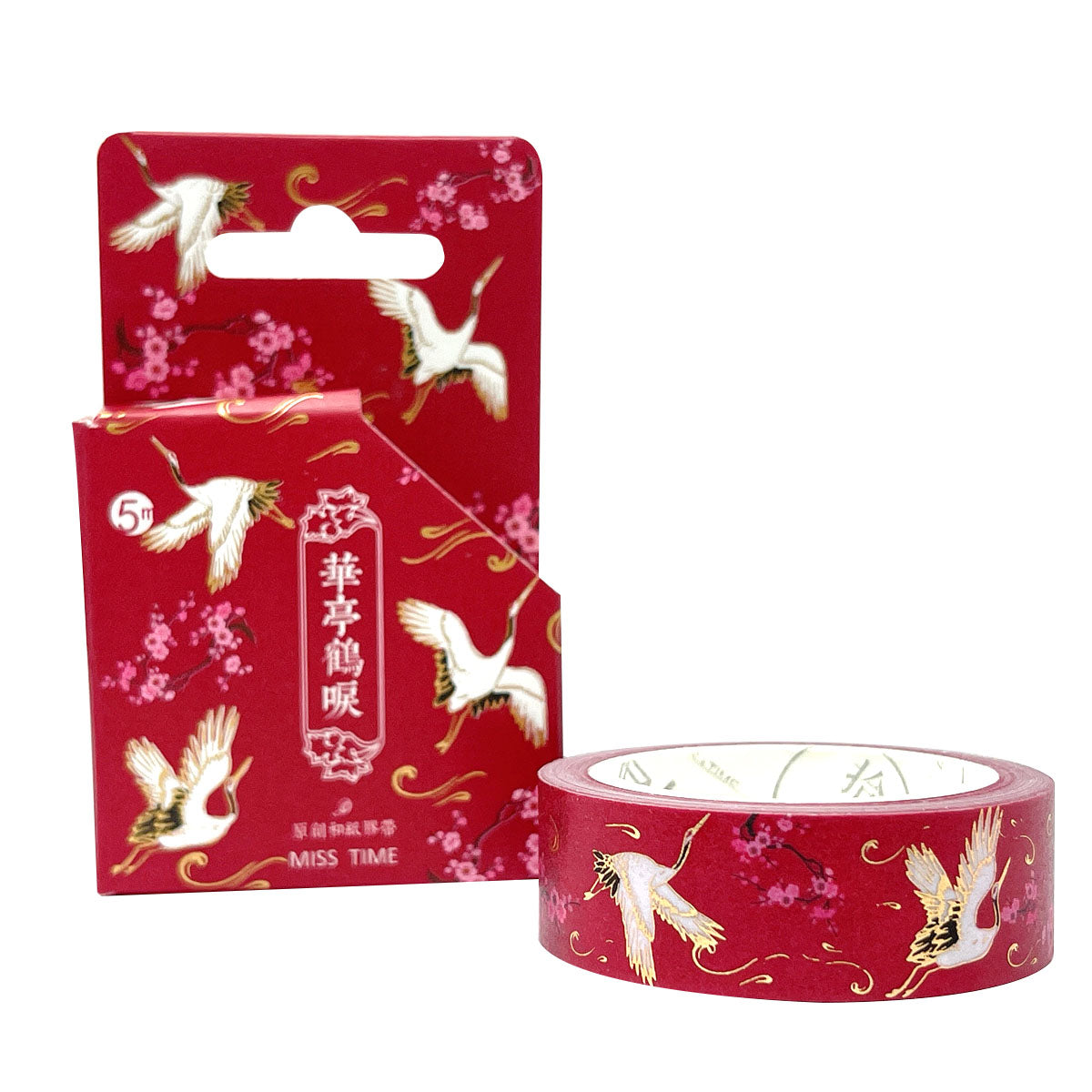 Wrapables Poetic Picturesque Gold Foil Washi Masking Tape, 15mm x 5M