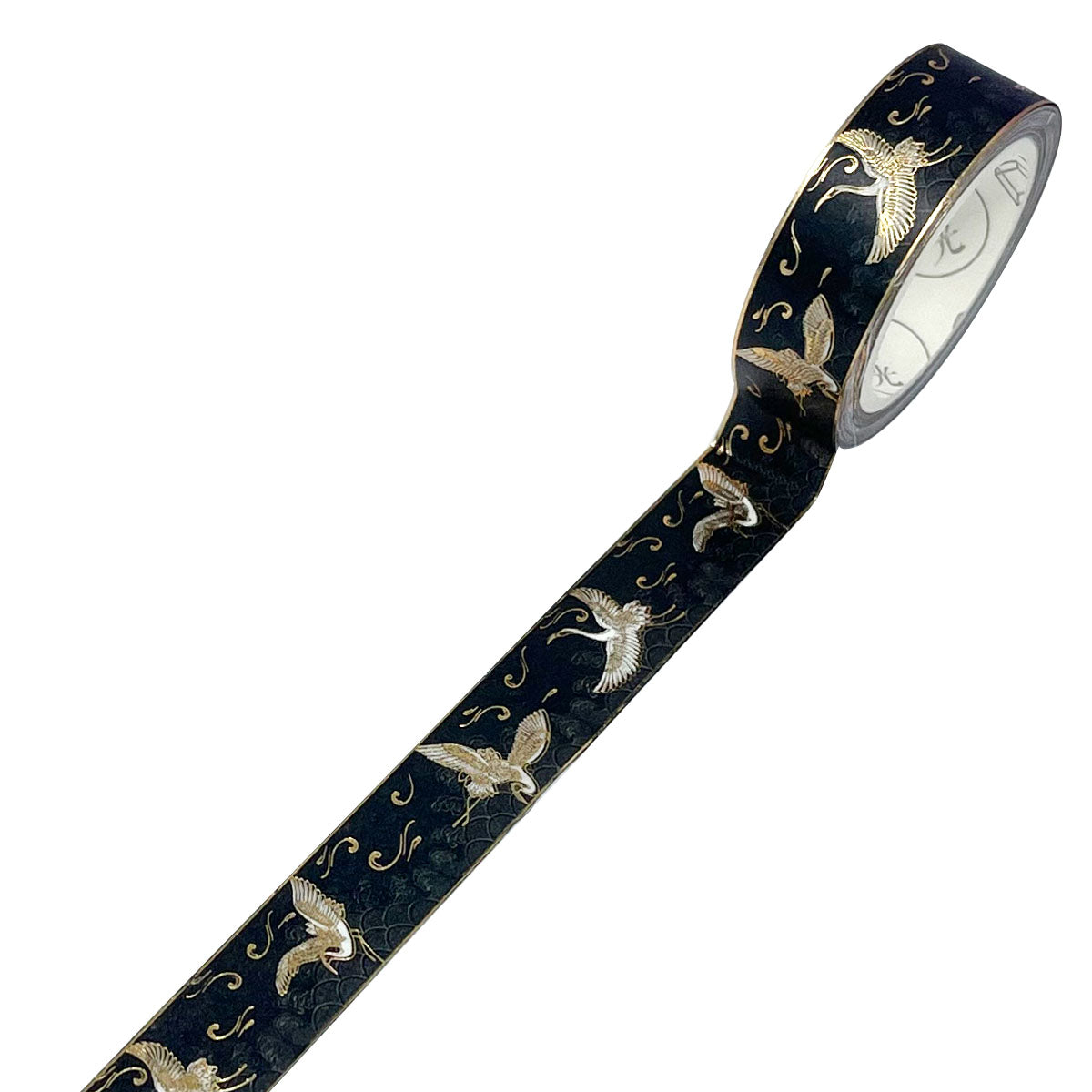 Wrapables Poetic Picturesque Gold Foil Washi Masking Tape, 15mm x 5M