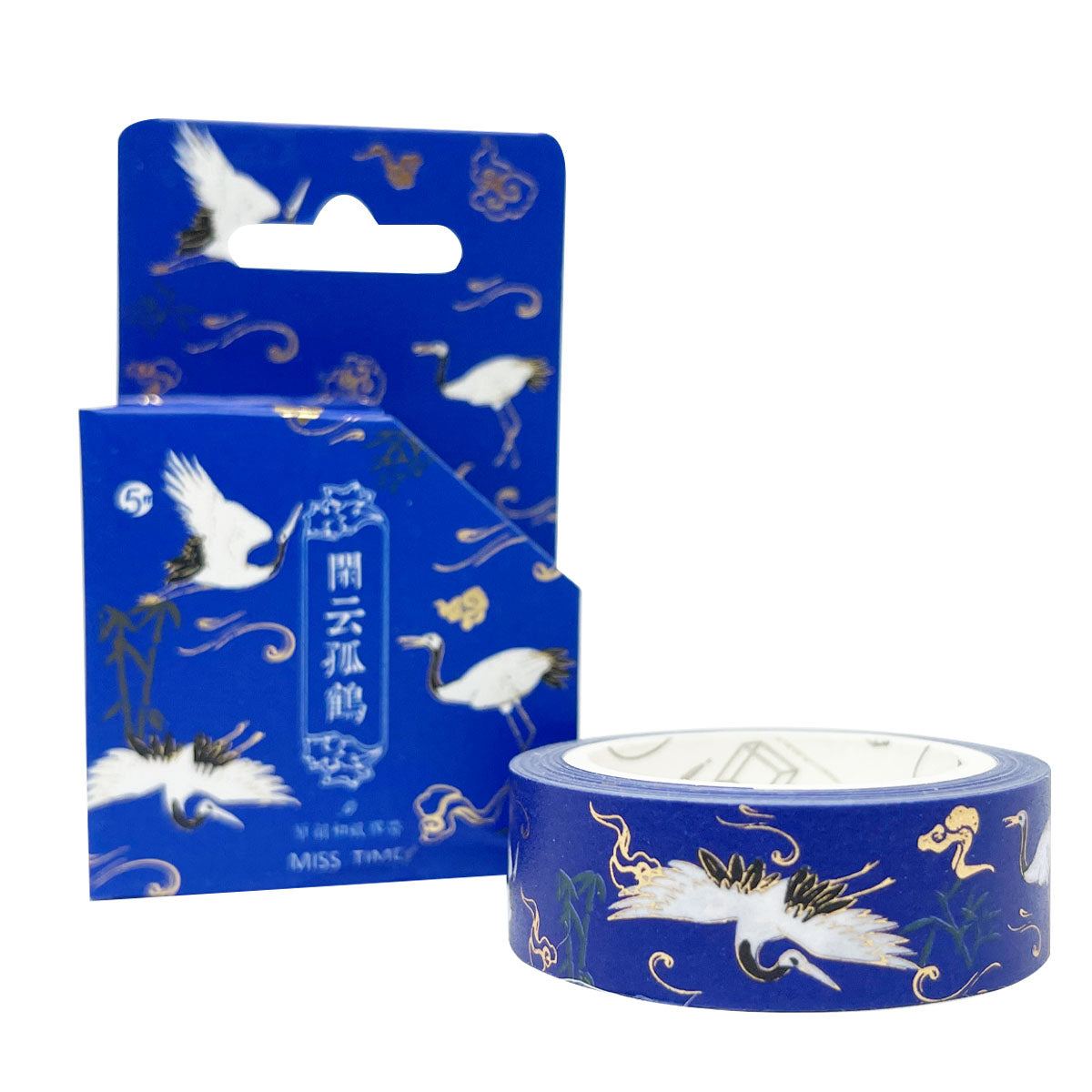 Wrapables Poetic Picturesque Gold Foil Washi Masking Tape, 15mm x 5M