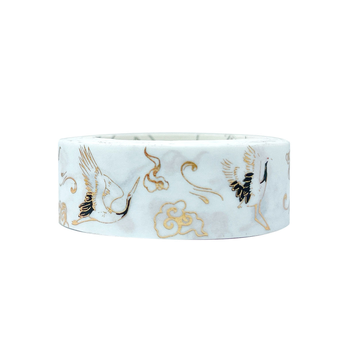 Wrapables Poetic Picturesque Gold Foil Washi Masking Tape, 15mm x 5M