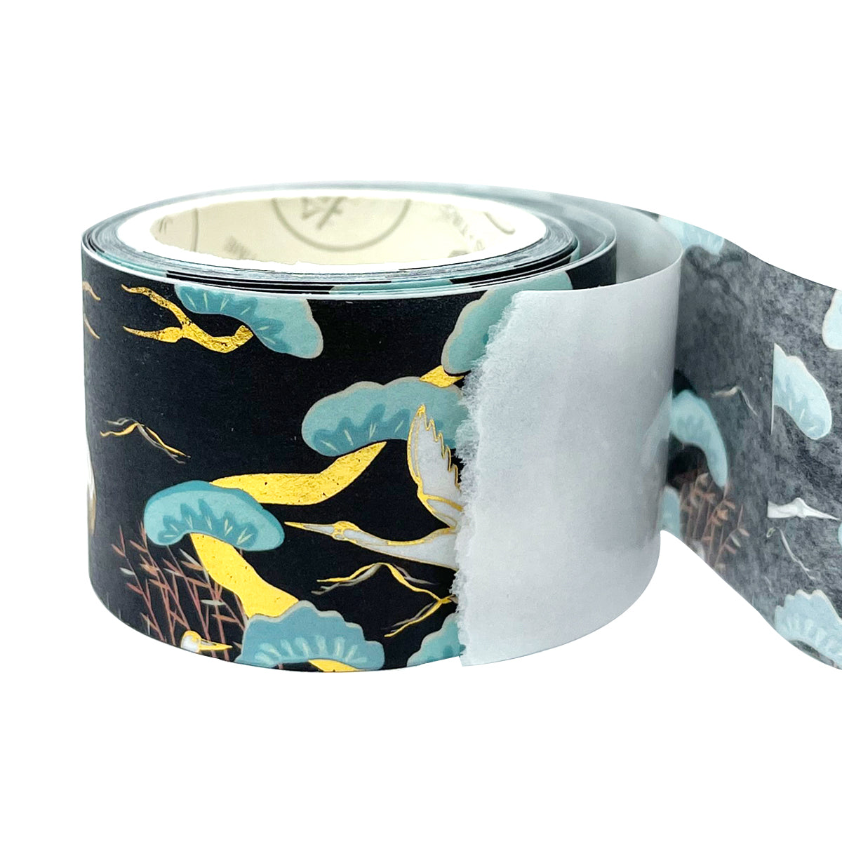 Wrapables Elegant Gold Foil Washi Tape and Sticker Set for Stationery, Diary, Card Making (3 Rolls & 3 Sheets)