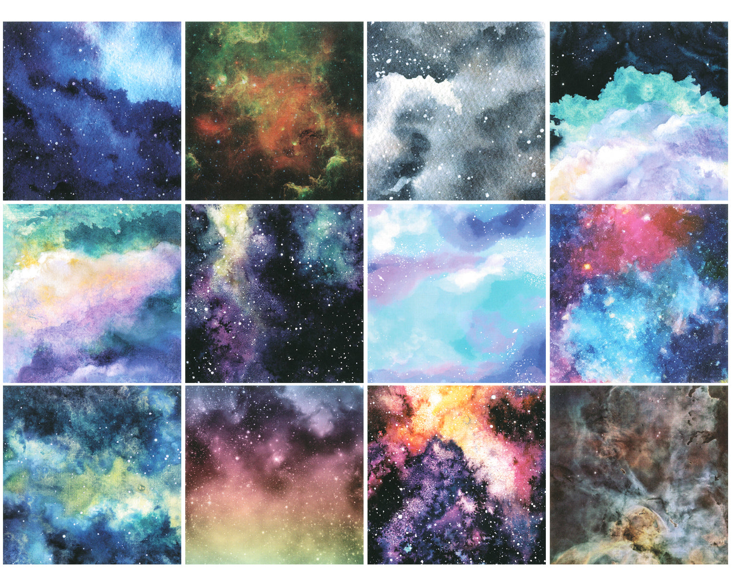 Wrapables 6x6 Decorative Single-Sided Scrapbook Paper for Arts & Crafts Projects, Scrapbooking, Card-Making