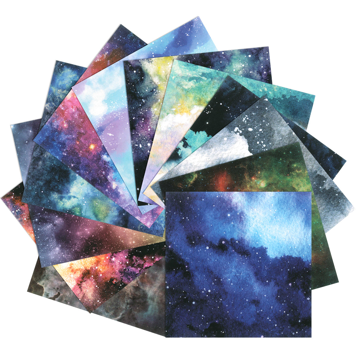 Wrapables 6x6 Decorative Single-Sided Scrapbook Paper for Arts & Crafts Projects, Scrapbooking, Card-Making