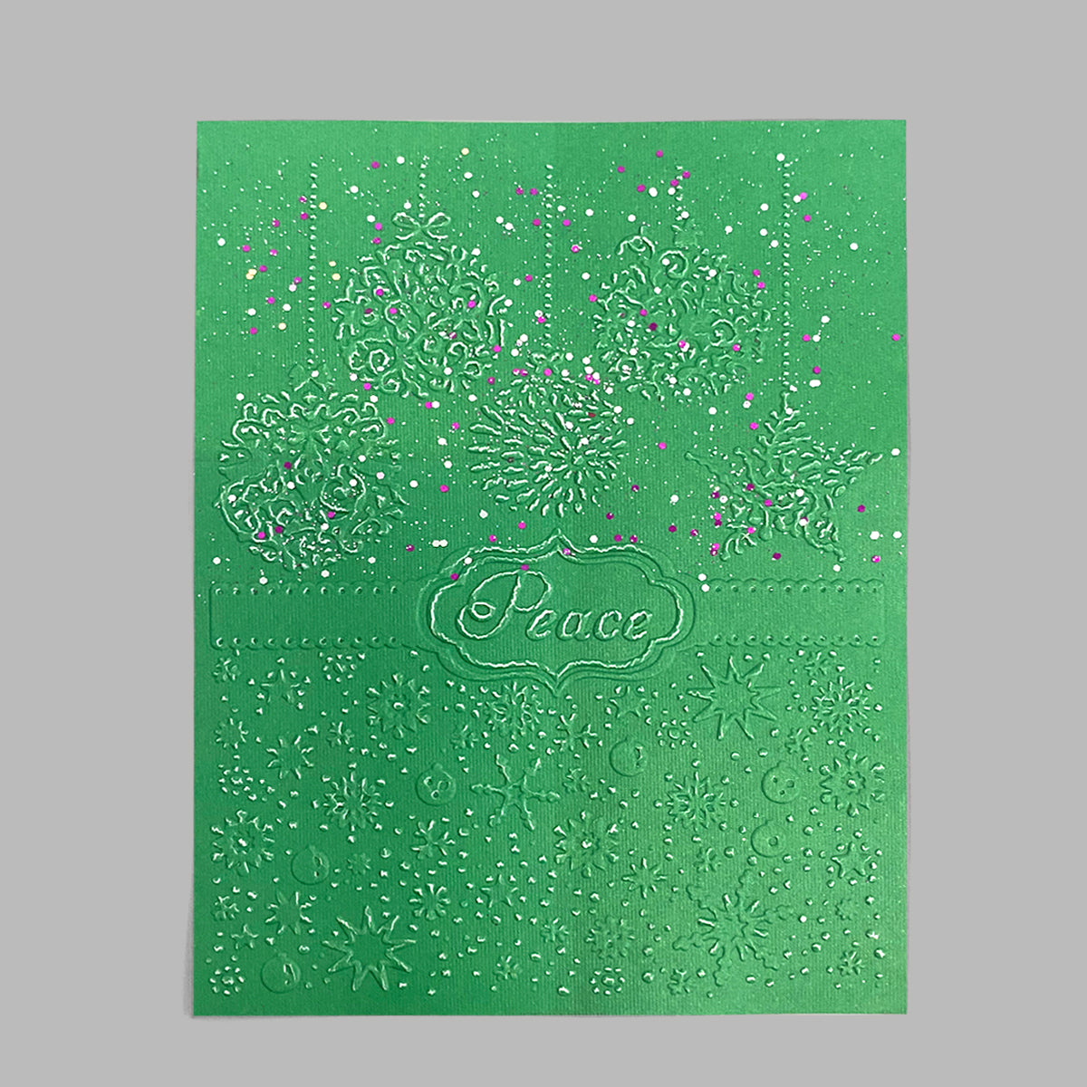 Wrapables Embossing Folder Paper Stamp Template for Scrapbooking, Card Making, DIY Arts & Crafts (Set of 2)
