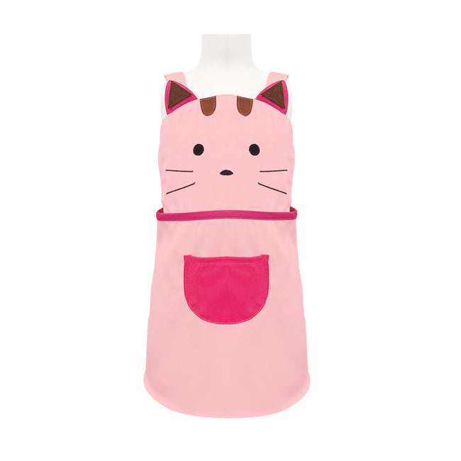 Wrapables Cute Pink Kitty Children's Apron