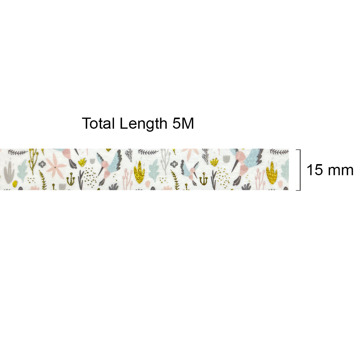Wrapables Gold and Silver Foil Washi Masking Tape