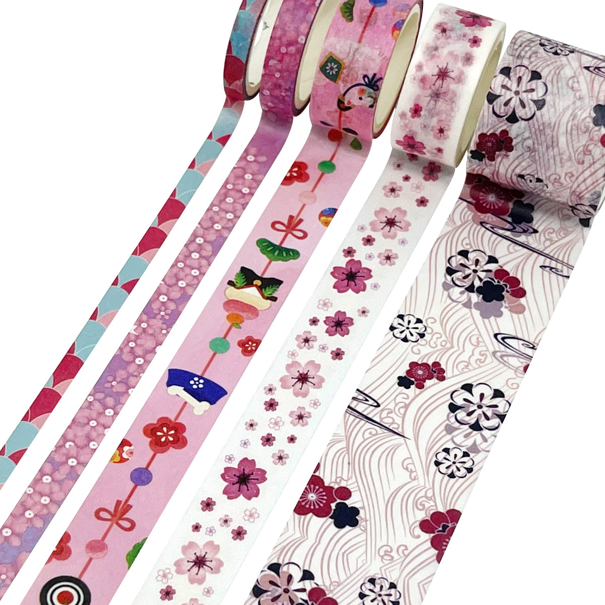 Wrapables Decorative Washi Tape Box Set (10 Rolls)