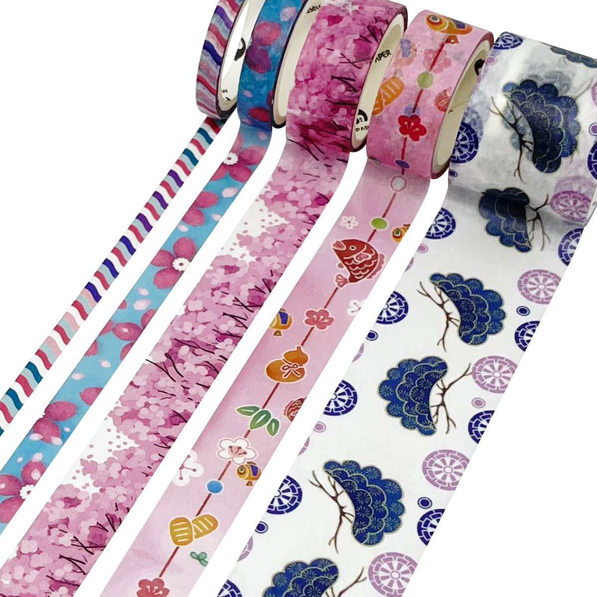 Wrapables Decorative Washi Tape Box Set (10 Rolls)