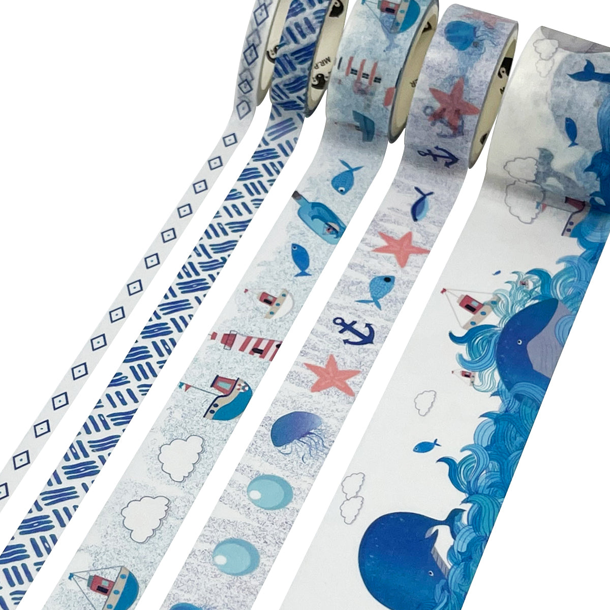 Wrapables Decorative Washi Tape Box Set (10 Rolls)