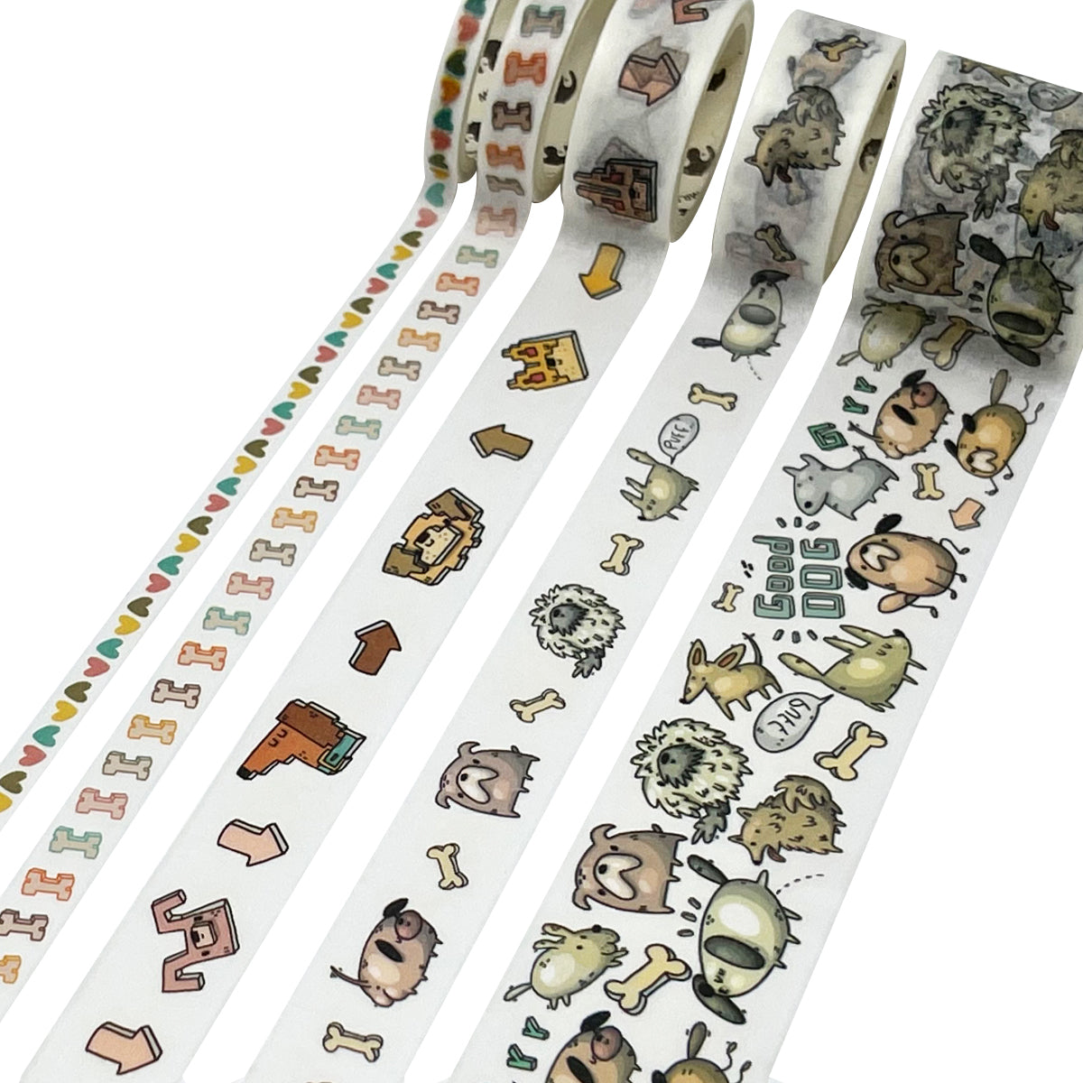 Wrapables Decorative Washi Tape Box Set (10 Rolls)