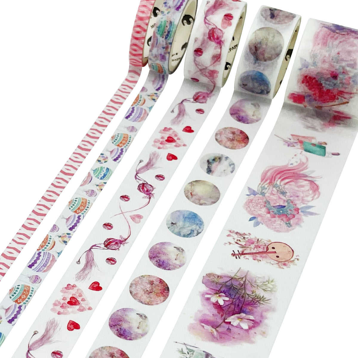 Wrapables Decorative Washi Tape Box Set (10 Rolls)