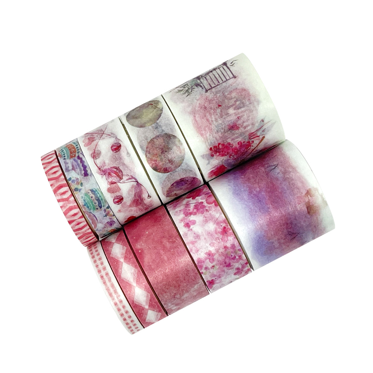 Wrapables Decorative Washi Tape Box Set (10 Rolls)