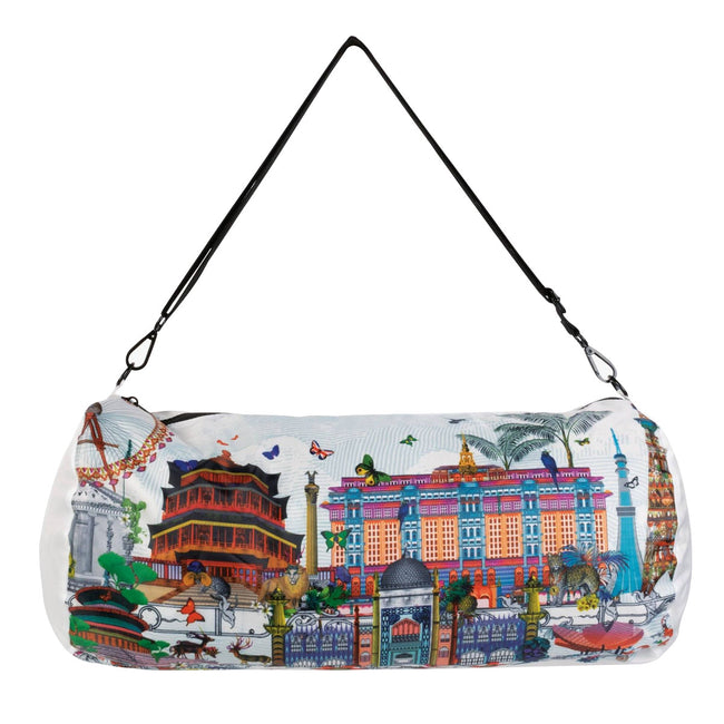 LOQI Kristjana S Williams Gold & World Skyline Weekender