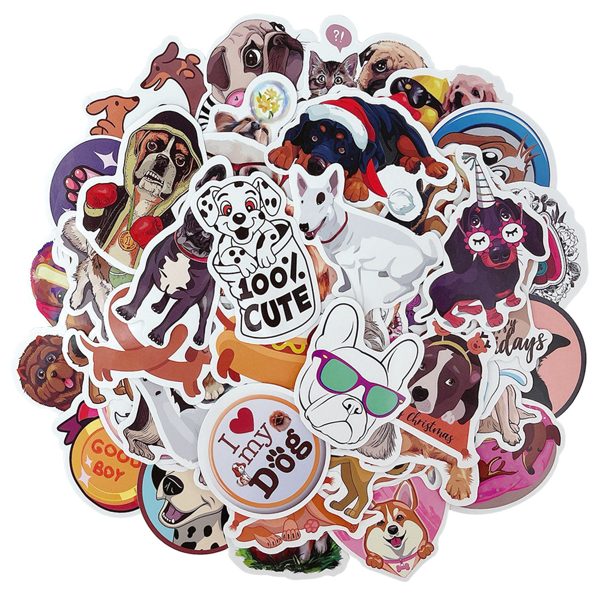 Wrapables Waterproof Vinyl Stickers for Water Bottles, Laptop, Phones, Skateboards, Decals for Teens