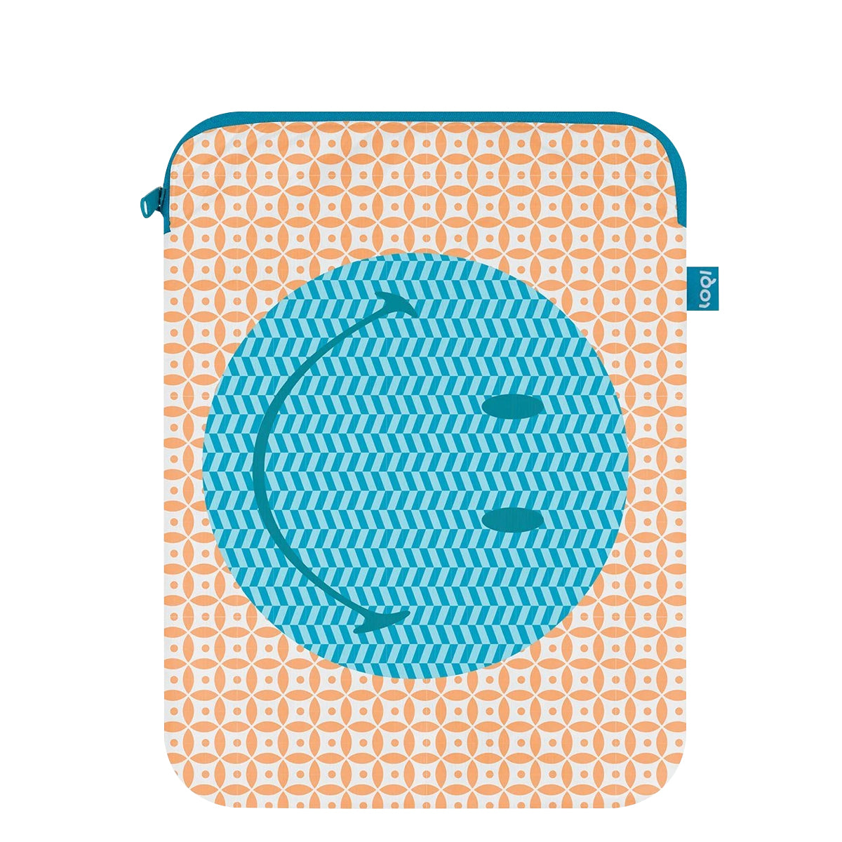 LOQI Artists Smiley Tyvek Geometric Laptop Cover