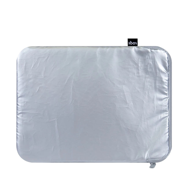 LOQI Metallic Silver Laptop Cover