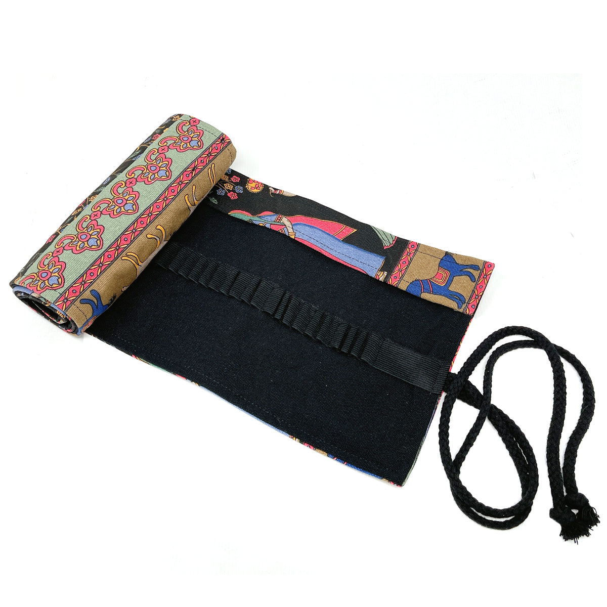 Wrapables Pencil Roll Organizer, Colored Pencil Wrap Pouch (72 slots)